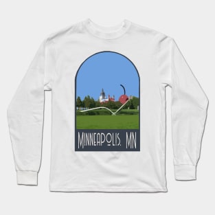 Minneapolis, Minnesota Decal Long Sleeve T-Shirt